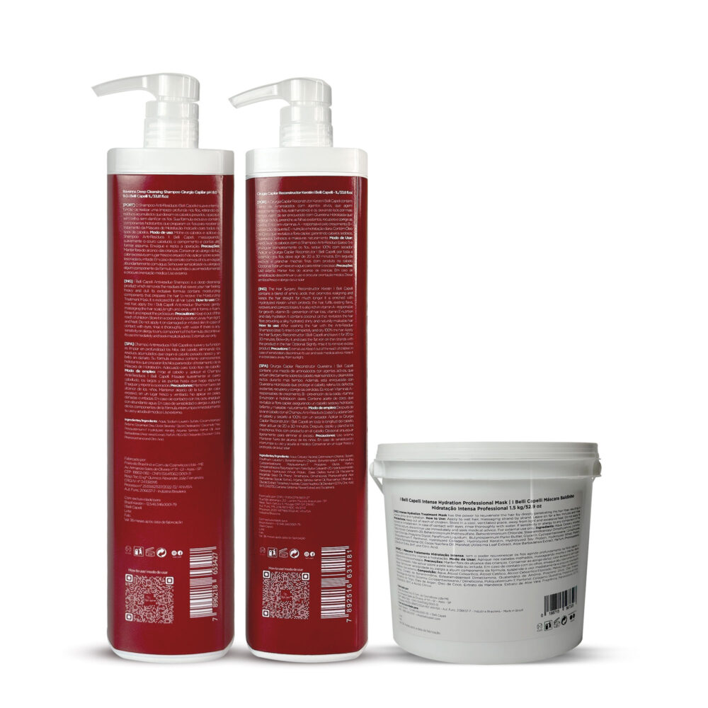 I Belli Capelli Ravenna Hair Surgery Professional Kit + Intense Moisturizing Mask - Image 3
