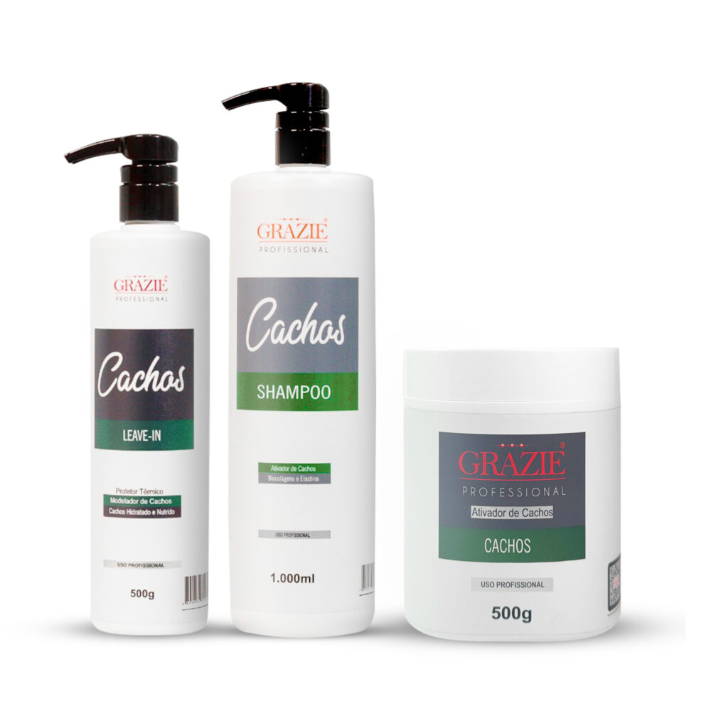 Grazie Professional Curl Definition Kit – Hydration, Control & Shine