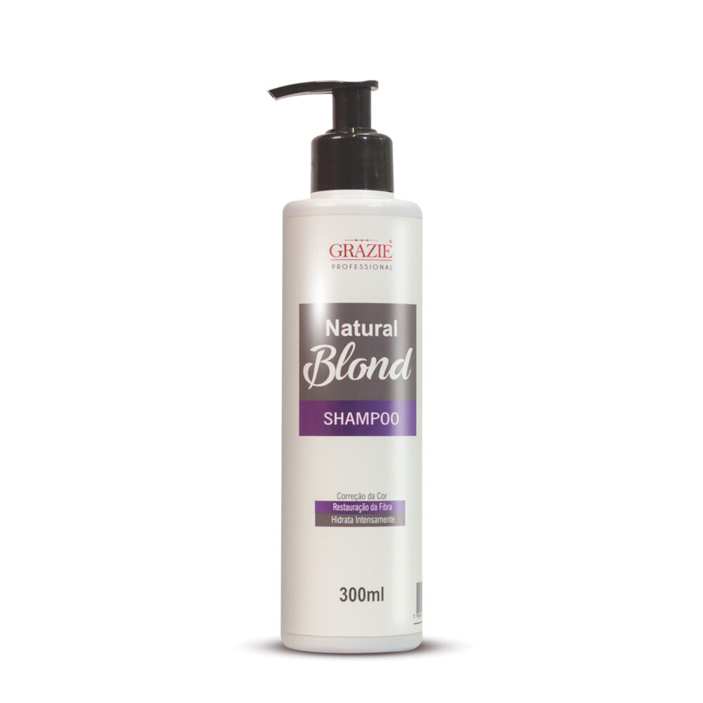 Grazie Professional Natural Blond Toning Shampoo 300ml/10.14 fl oz