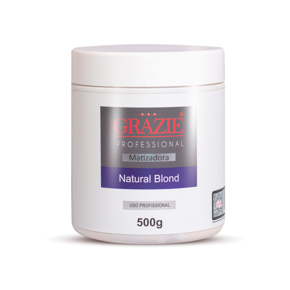Kit Grazie Professional Blond Toning Shampoo + Mask Intense Hydration - Image 3
