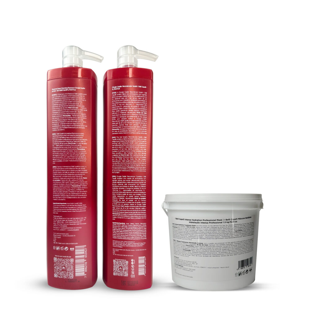I Belli Capelli Ravenna Hair Surgery Professional Kit + Intense Moisturizing Mask - Image 3