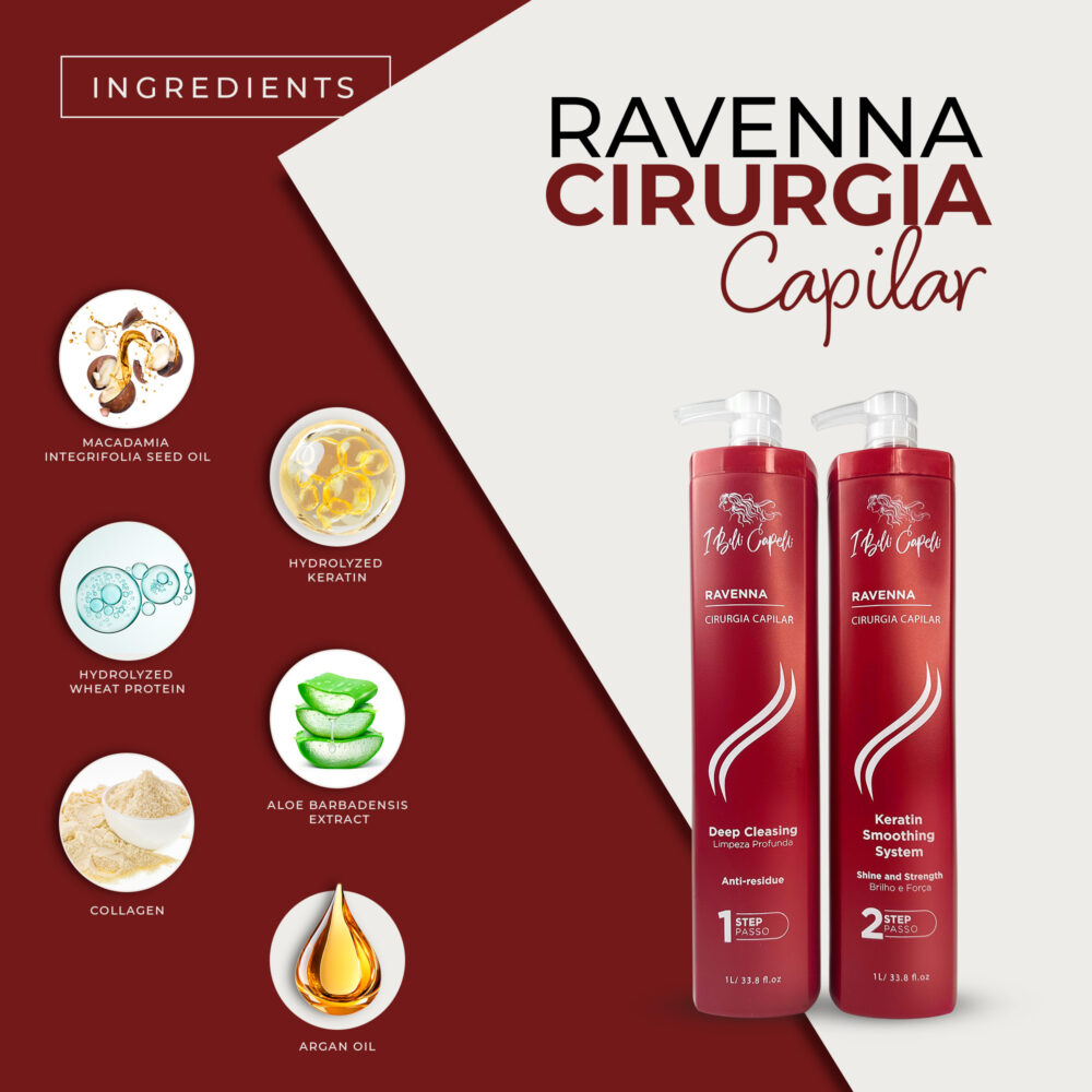 I Belli Capelli Ravenna Intense Hair Surgery Kit + Btox Repair Mask - Image 6
