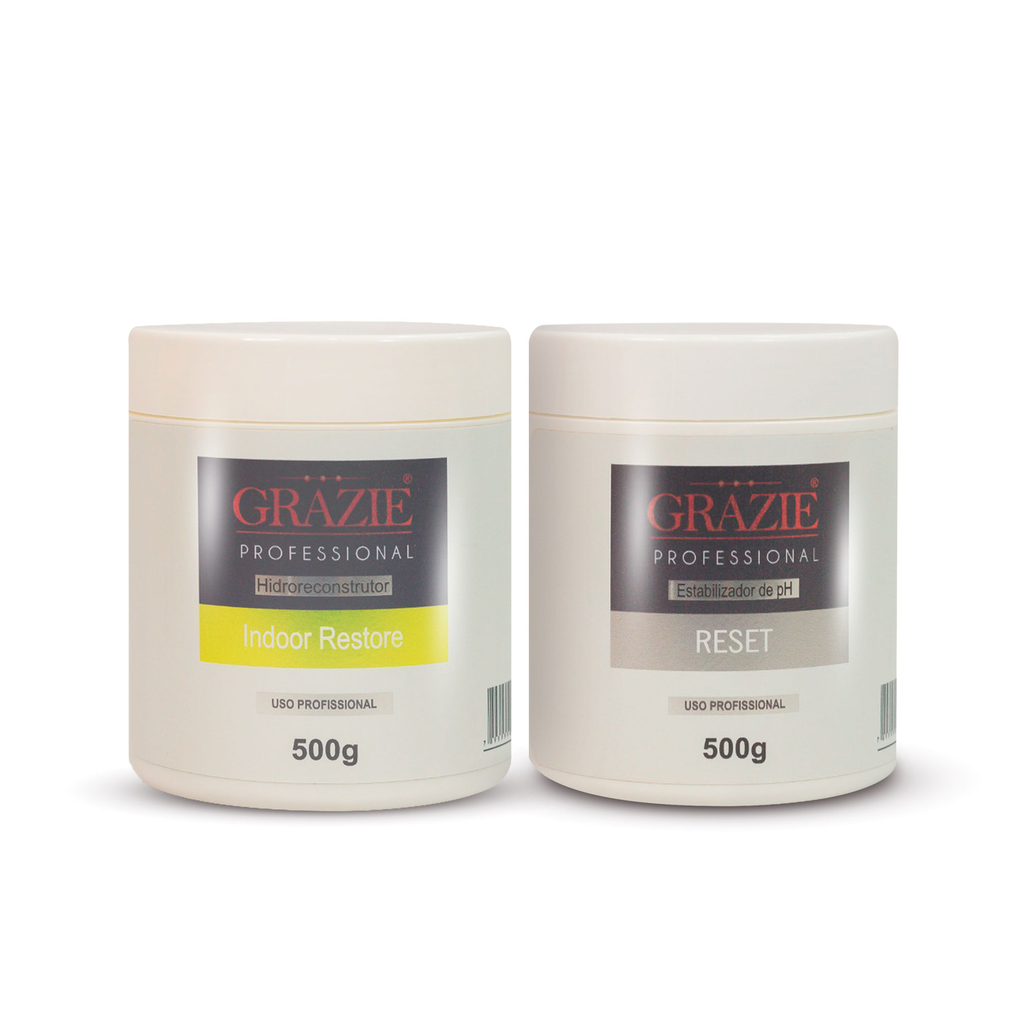 Kit Grazie Professional Indoor Restore + Reset Reconstructive Mask 2x500g/2×17.63 oz