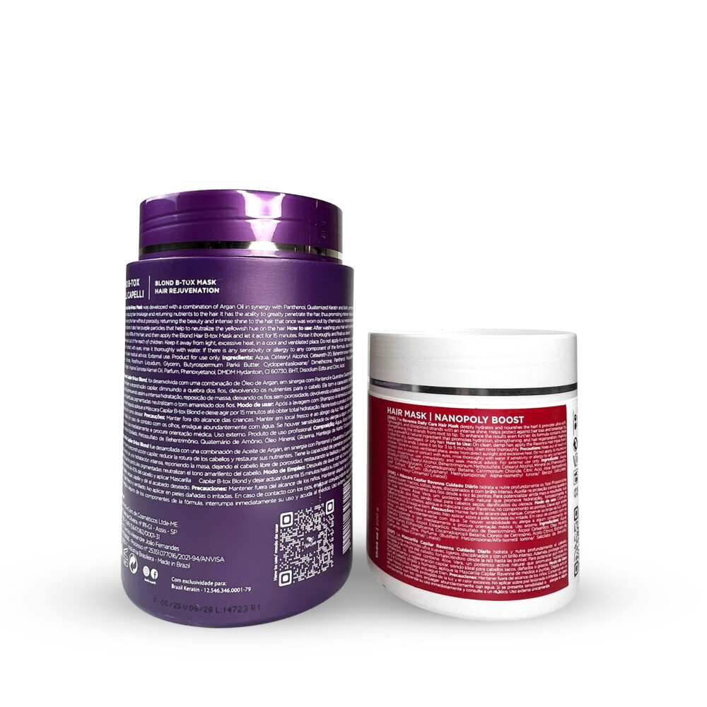 I Belli Capelli Ravenna B-tox Blond Kit – Hair Mask + B-tox Blond - Image 2