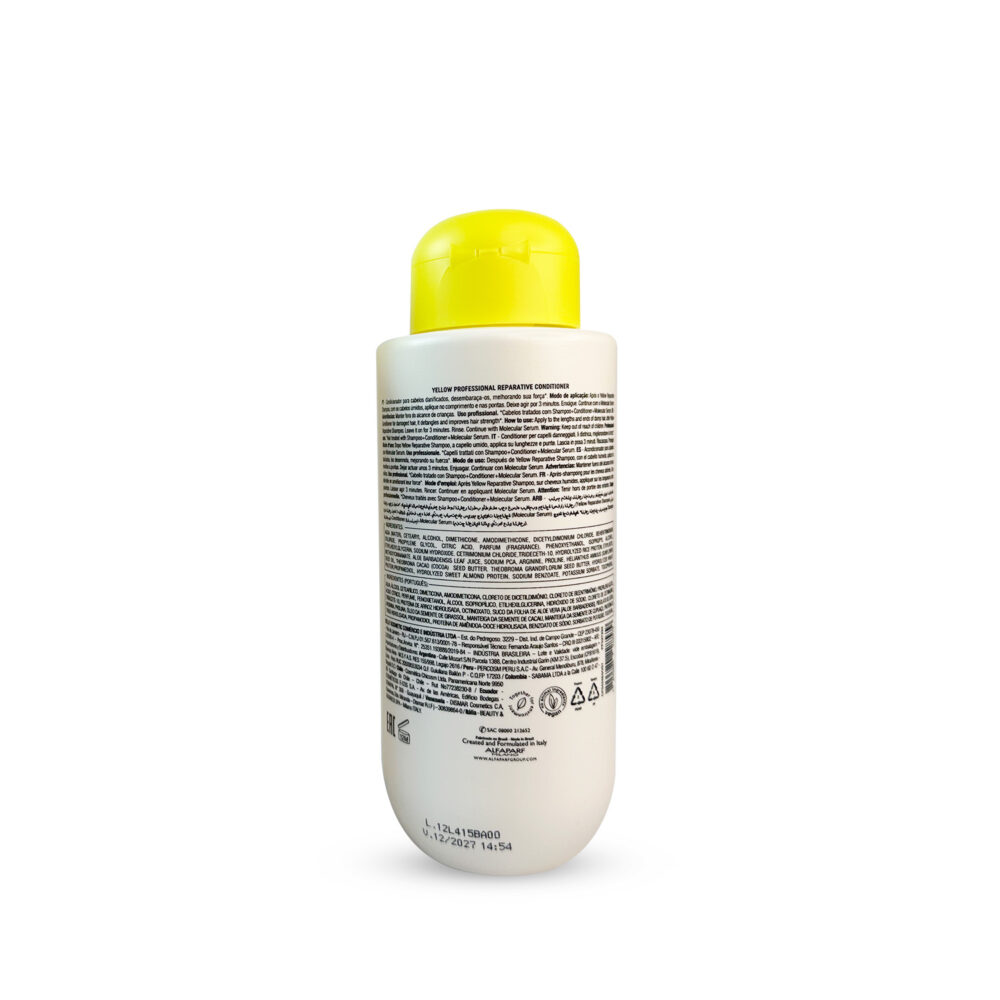 Alfaparf Conditioner Yellow Repair With Almond Proteins Cacao Hydration Hair Care 500ml/16.9fl.oz - Image 2