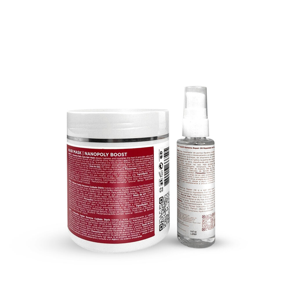 I Belli Capelli Ravenna Kit – Hair Mask and Repair Oil for Healthy Hair - Image 2
