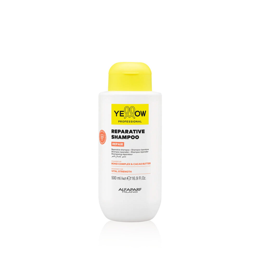 Kit Alfaparf Shampoo Conditioner Yellow Repair Almond Proteins Cacao Hair Care 2x500ml/2x16.9fl.oz - Image 2