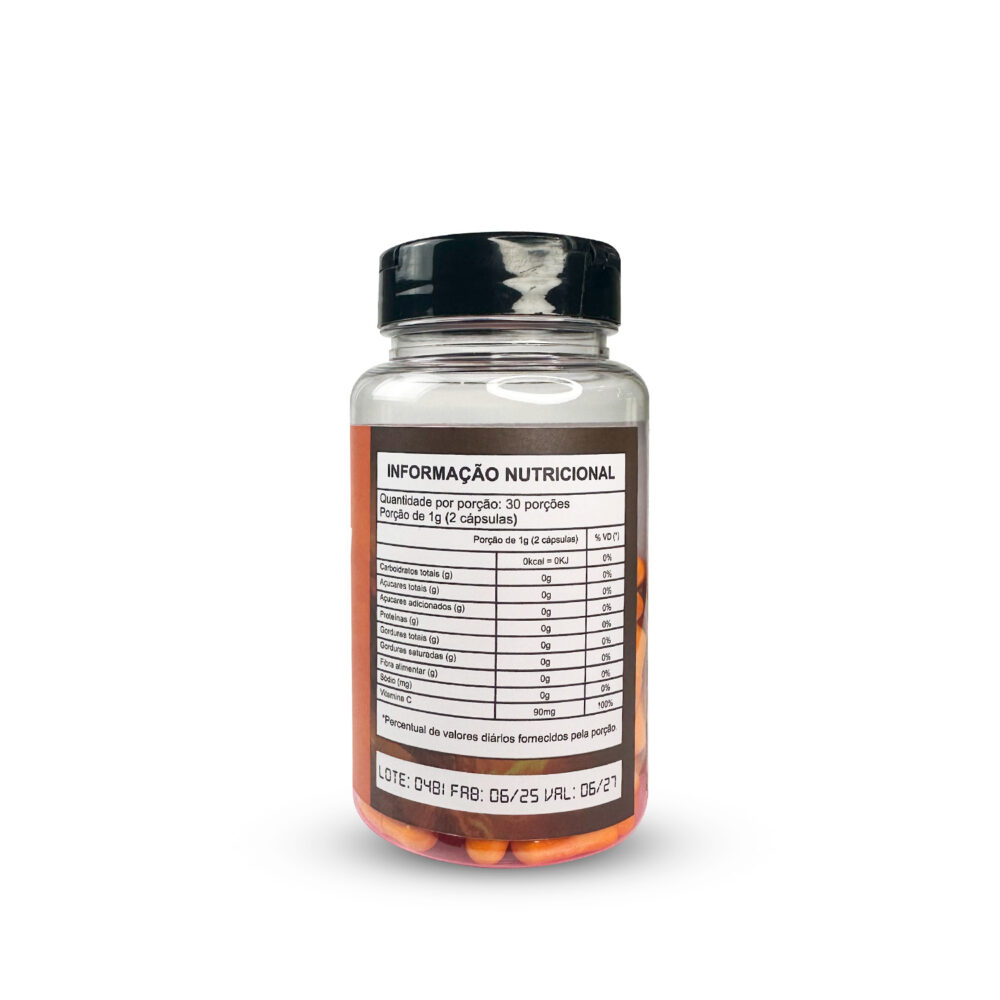 Vitamin C 60 Capsules 500mg - Image 2