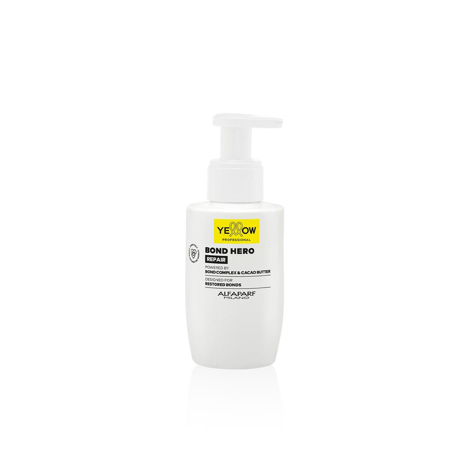 Kit Alfaparf Yellow Repair Home Care Complete Almond Proteins Cacao Normal Thick Hair 4 units - Image 4