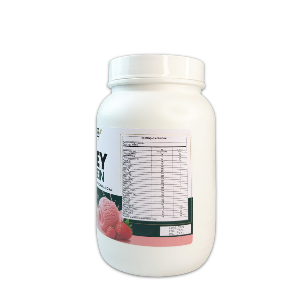 Whey Protein Strawberry 900g - Image 2