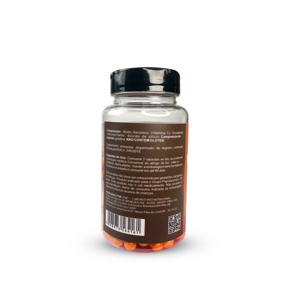 Vitamin C 60 Capsules 500mg - Image 3